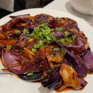 Eggplant with Spicy Garlic Sauce*
