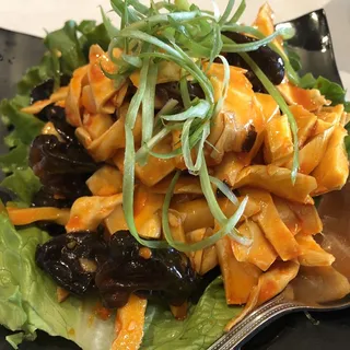 17. Chilled Spicy Black Fungus, Bamboo Shoots and Mushroom