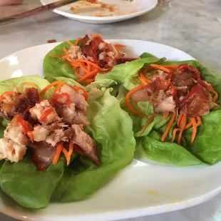 Berkshire Pork Jowl Lettuce Wrap