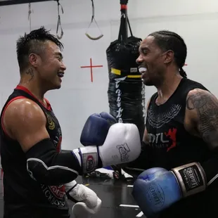 No pressure. Sparring is when you're ready and coaches feel you will not hurt yourself or others. Iron sharpens iron.