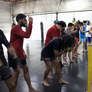 Bowing out to acknowledge who came before us and wishing good luck in our daily lives so we may return to practice together.