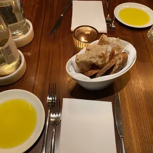 Bread and oil
