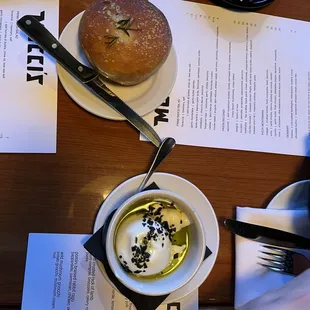 Focaccia and burrata- fantastic