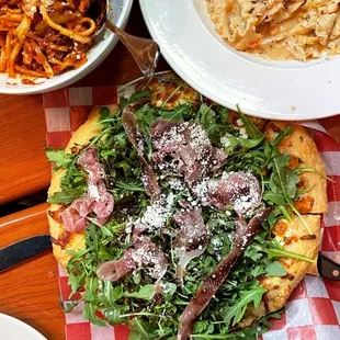 pizza, food