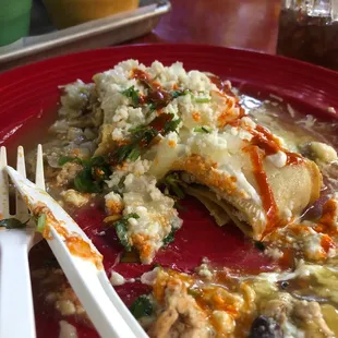 chicken Enchiladas Plate