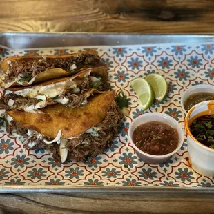 Quesabarria tacos