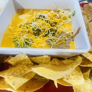 Fiesta Dip was SOOO Cheesy and good.  Chips were fresh and enough for at least 4 people.