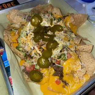 Steak nachos