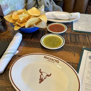 Great chips and salsa.