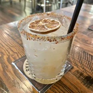 The Tamarindo margarita! Nice and spicy! $15