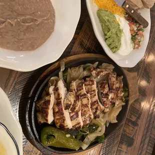 Chicken fajitas