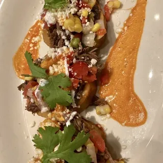 Smoked Brisket Sopes