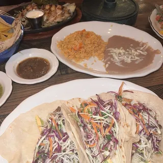 Cornmeal Dusted Redfish Tacos
