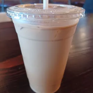 Golden Graham's iced latté