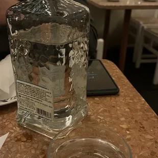 Alcohol..haha jk- it&apos;s water