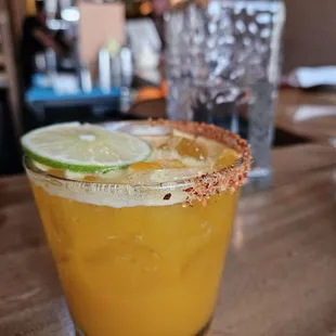 This passion fruit margarita was chefs kiss!