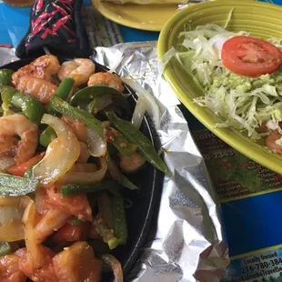Shrimp Fajitas