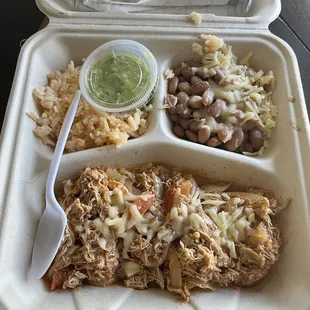 Tinga combo plate