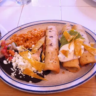 Chimichangas from Mucho Gusto!