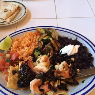 Shrimp with ancho chile