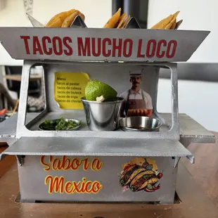 Birria tacos presentation