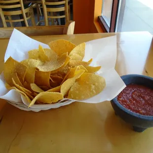 Chips out of a bag, salsa from a jar - boring.