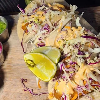 Baja fish tacos