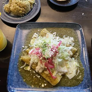 Pacho Green Enchiladas