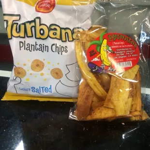 Plenty of plantain chips to choose from!