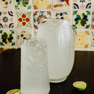 Refreshing house made Limeade