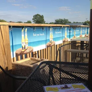 Why would you cover up a nice fence with cardboard? #makesnodamnsense