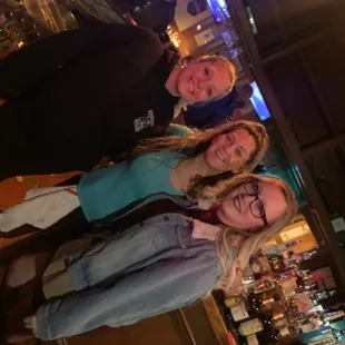 These lady's give great service, mucky duck is the place.  Big shout out Sam. She made my birthday worth it.