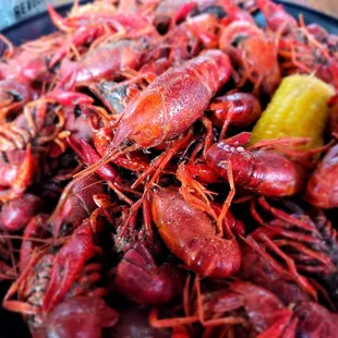3 lbs boiled crawfish