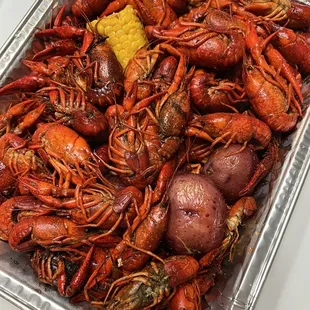 3 pounds of crawfish..finally crawfish season! (January 2023)