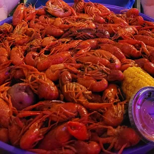 5lbs of boiled crawfish