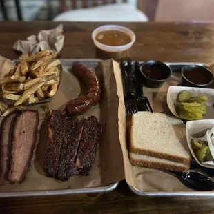 Ranked: 3 - brisket  2 - ribs  1 - sausage, by far. Best sausage ever