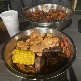 Crawfish + shrimp