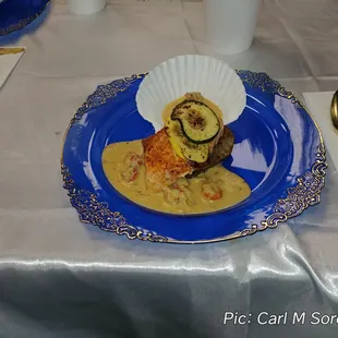 Surf Turf Scallopini.