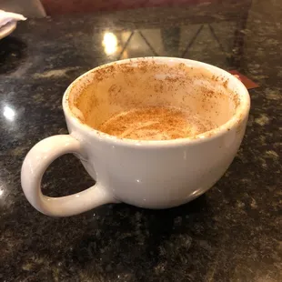 Pumpkin latte (sauce not syrup! Taste the difference)