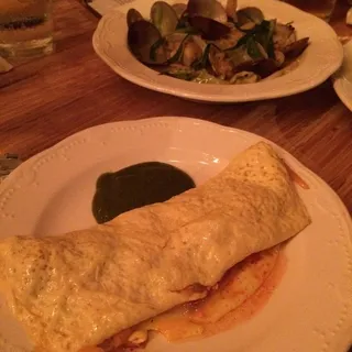 Pig Face & Kim Chee Omelette