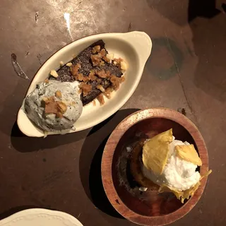 Chocolate-Kiawe Bean Brownie