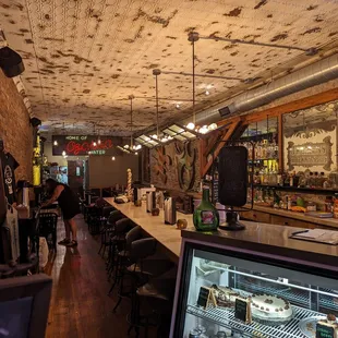the interior of a restaurant
