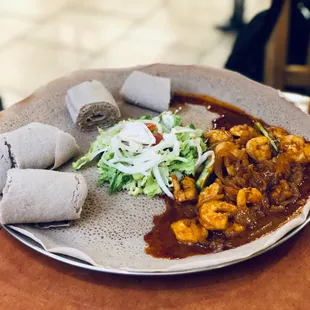 MS8. Spicy Shrimp Tibs