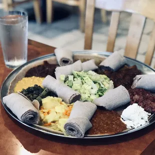 Assorted veggies and meats - delicious!