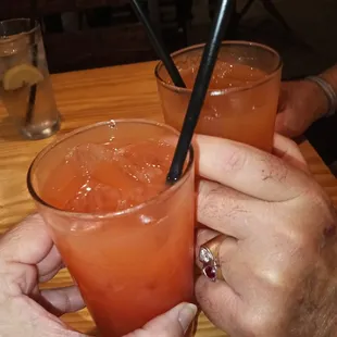 Tiny, expensive, lol we-alcohol drinks!!