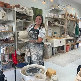 Making a large vase is always a fun challenge