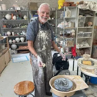 its a Muddy business at mudd studio! Where playing with mud is encouraged!