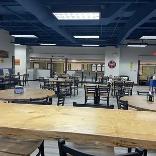tables and chairs