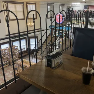 Table overlooking Walnut Creek Cheese