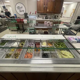 salads, interior